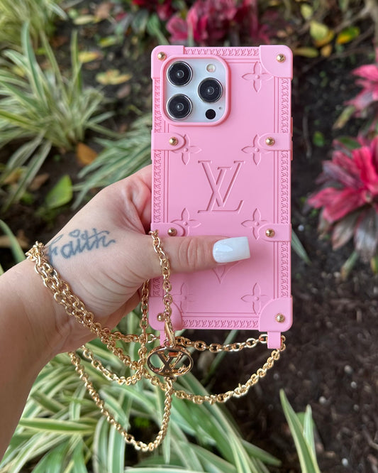 Pink Chain Trunk Case